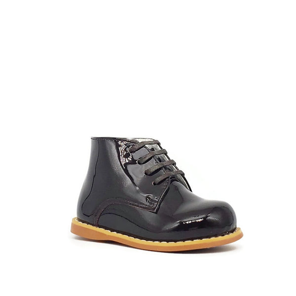 Classic Walkers - Dark Brown Patent - Tippy Tot Shoes