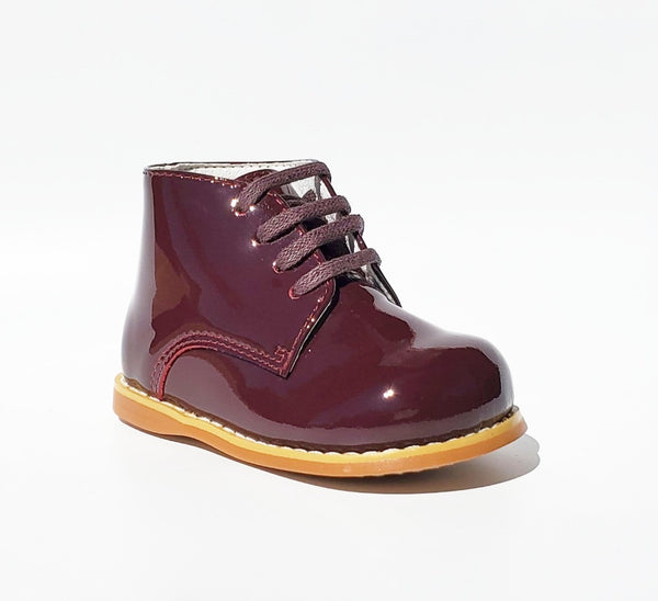Classic Walkers - Burgundy Patent - Tippy Tot Shoes