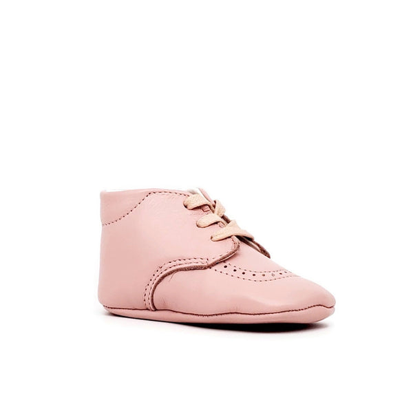 Baby Crib Shoes - Blush Pink - Tippy Tot Shoes