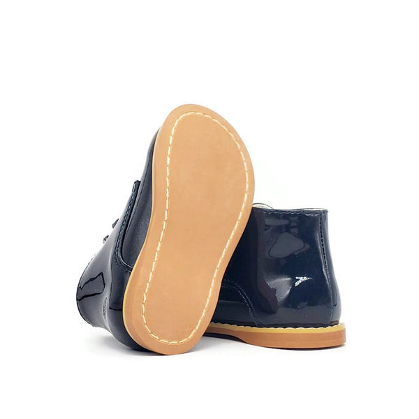 Classic Walkers - Navy Patent - Tippy Tot Shoes