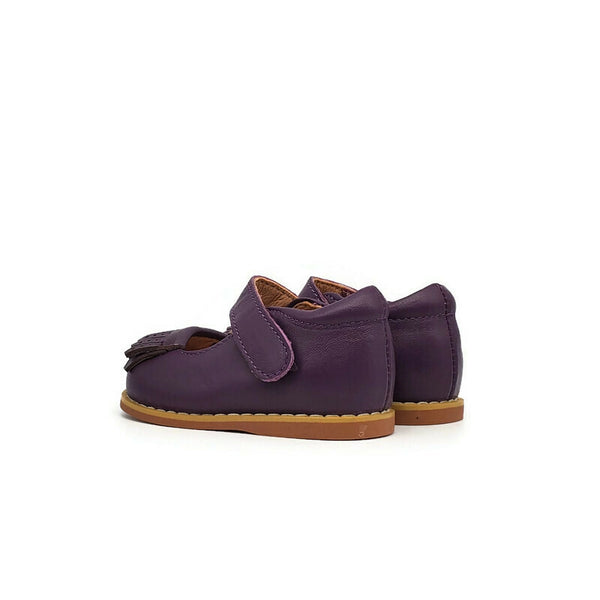 Mary Jane Casual - Eggplant - Tippy Tot Shoes