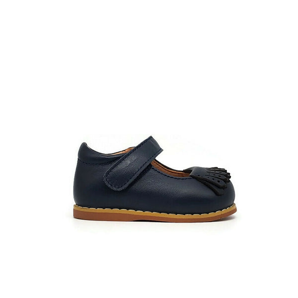 Mary Jane Casual - Navy - Tippy Tot Shoes