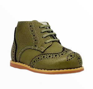 Classic Walkers Oxford - Olive - Tippy Tot Shoes