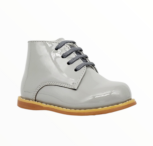 Classic Walkers - Grey Patent - Tippy Tot Shoes