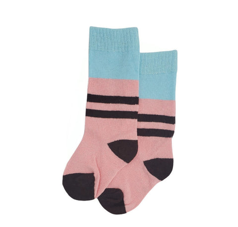 Unisex Color Block Socks - 1 pair - Tippy Tot Shoes