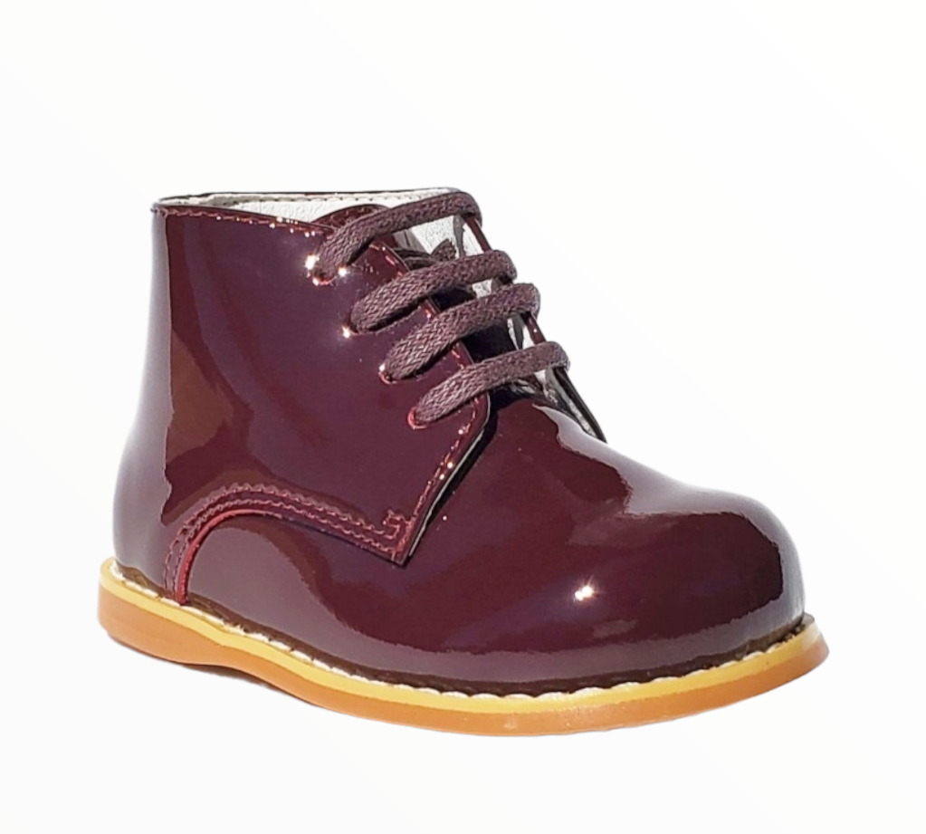 Classic Walkers - Burgundy Patent - Tippy Tot Shoes